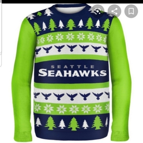 NFL Other - NFL APPAREL SEATTLE SEAHAWKS CHRISTMAS SWEATER
